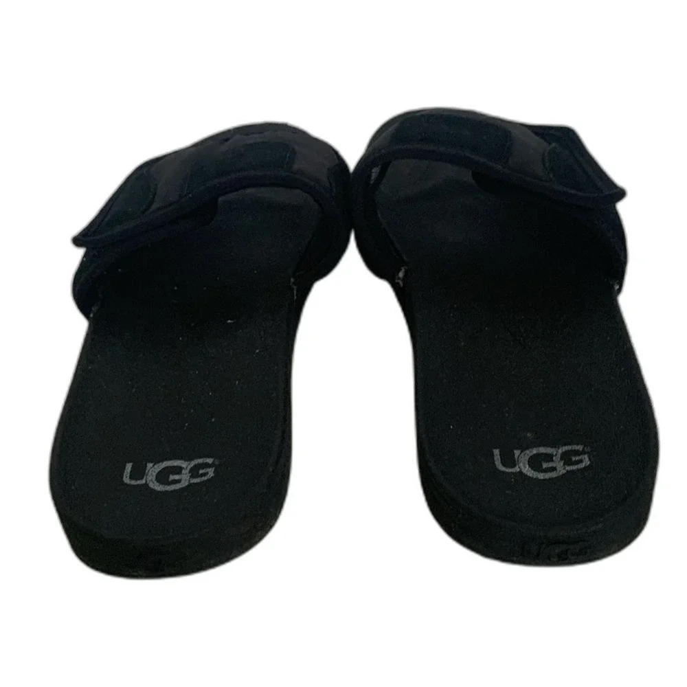 UGG Unisex Kids Black Slide Slip-On Beach Sandal Youth Size 6